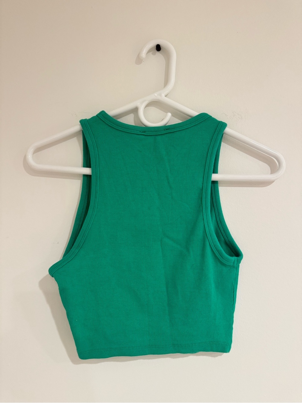 ZARA Green Ribbed Crop Tank - Picture 4 of 4